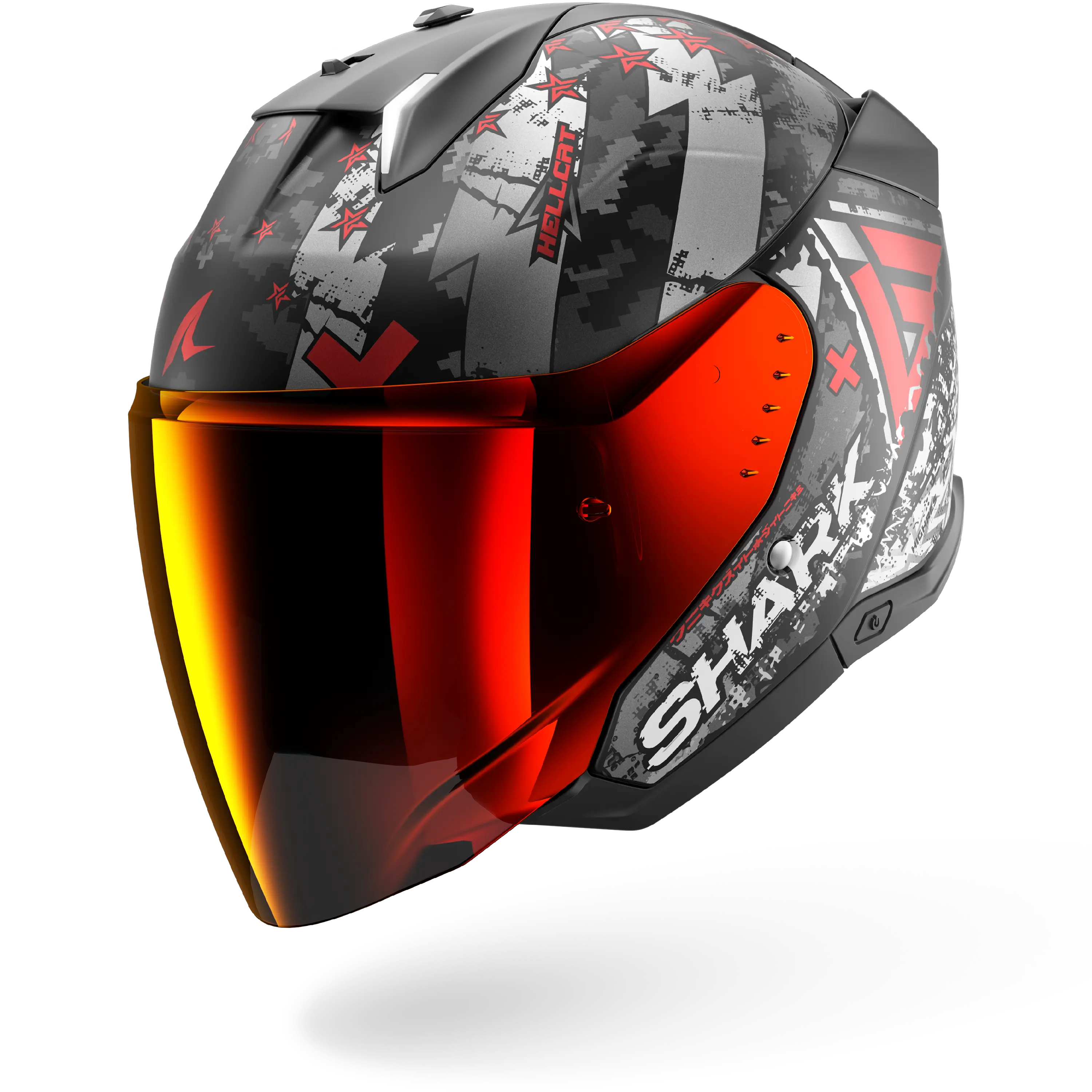 SKWAL i3 JET Hellcat Matte Black Chrome Red