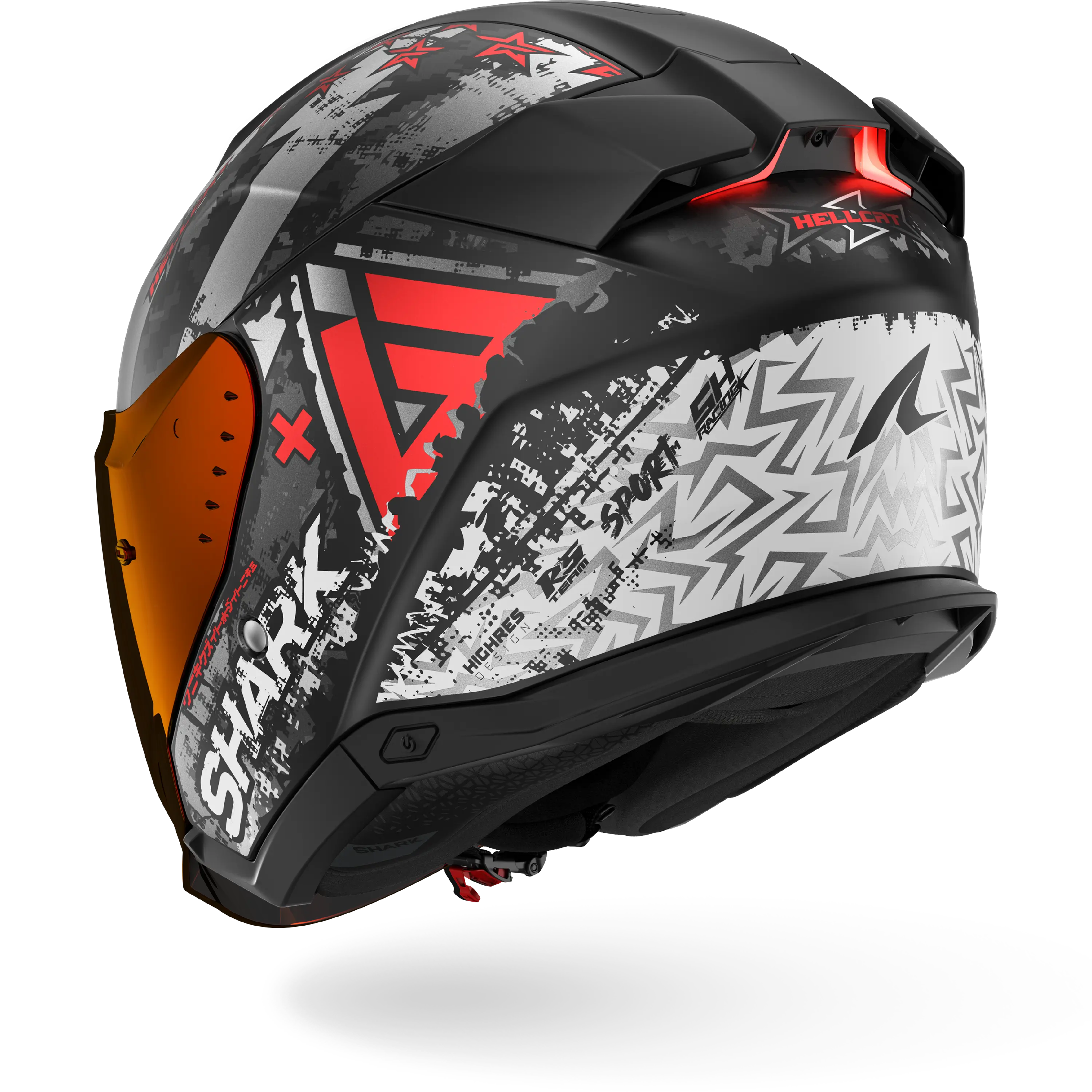 SKWAL i3 JET Hellcat Matte Black Chrome Red - Image 2