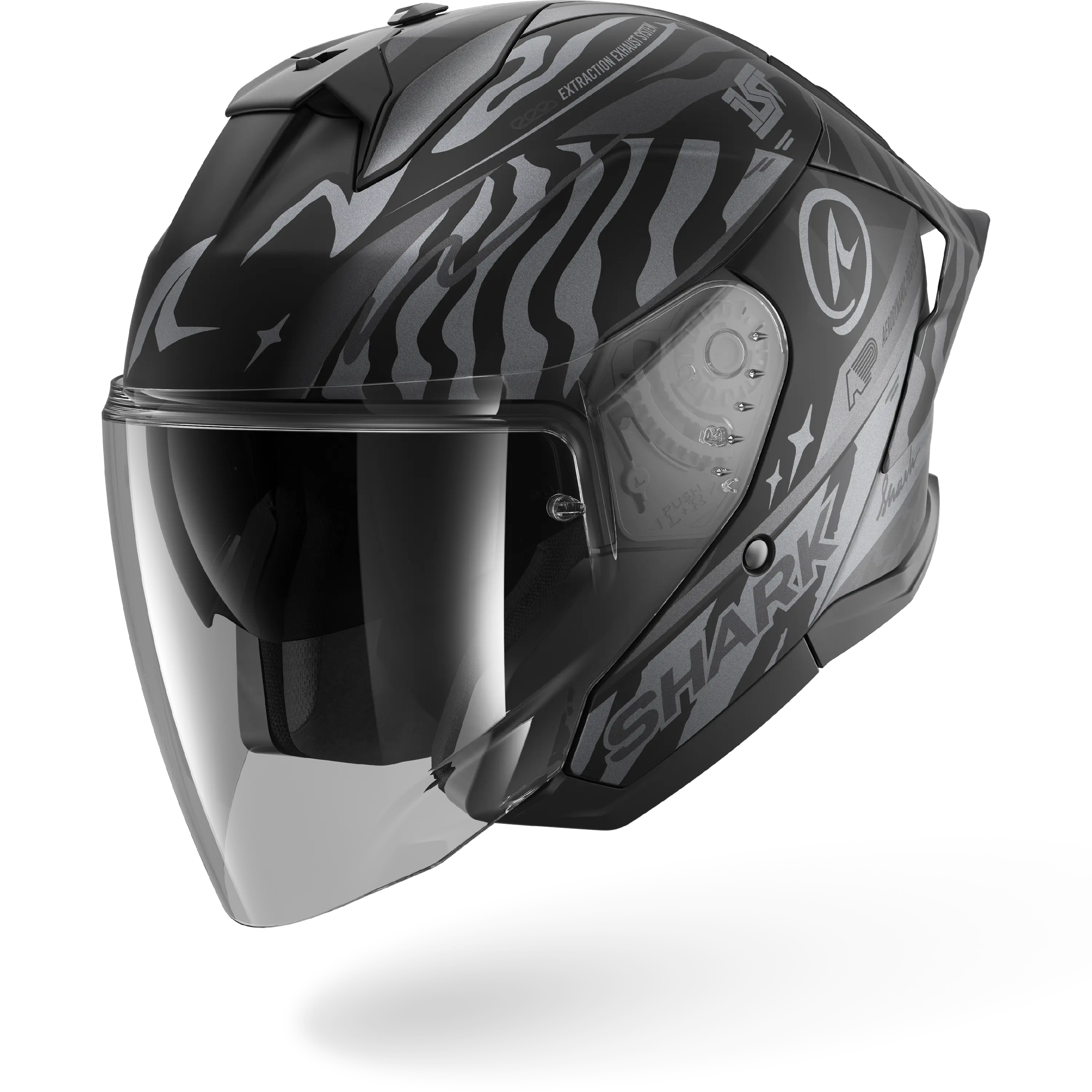 SKWAL JET CUP SPEED-FANCY Mat Black Anthracite Silver